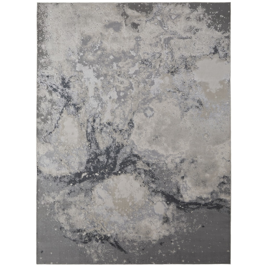 Zoqow Abstract Stain Resistant Area Rug By HomeRoots