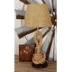 preview thumbnail 55 of 62, Brown Dried Plant Material Rustic Floor Lamp 63 x 18 x 18 13 x 13 x 28 - Brown - Table Lamp Small