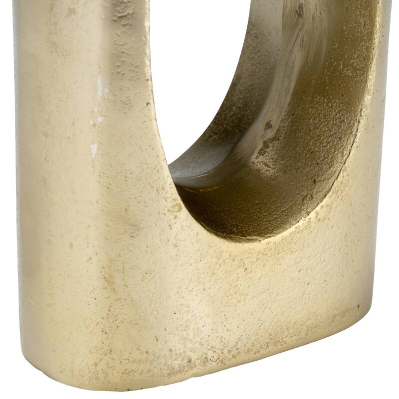 Sagebrook Home Metal, Open Cut Out Vase