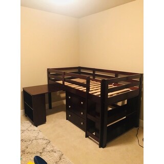 donco kids low study loft bed