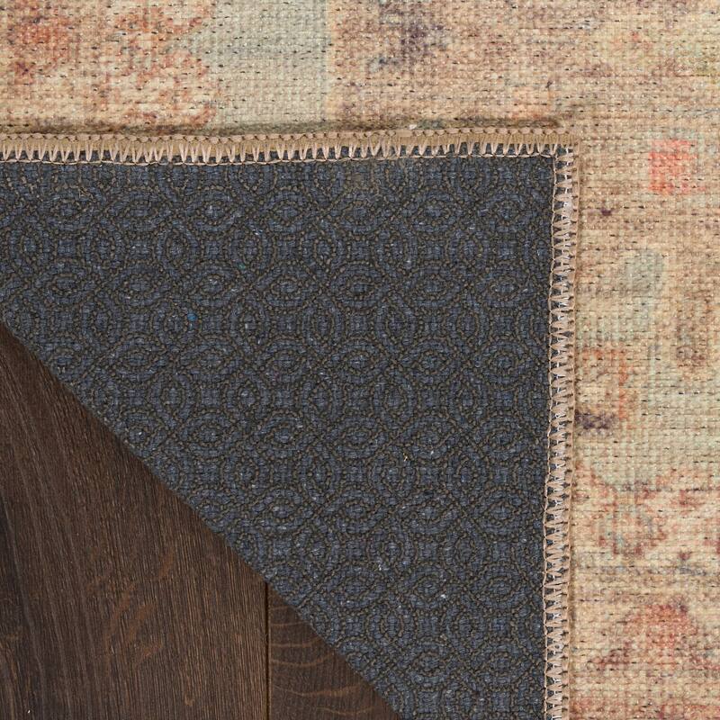 Nourison Vintage Washables Indoor only Green Persian Area Rug