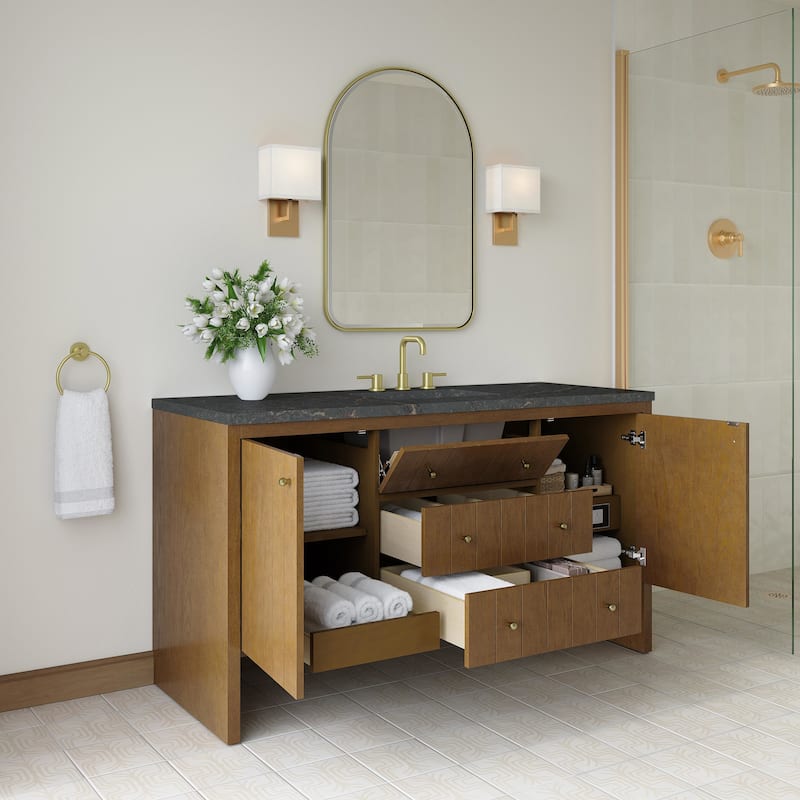 James Martin Vanities 435-V60S-FPBL Hudson 60" Free Standing Single