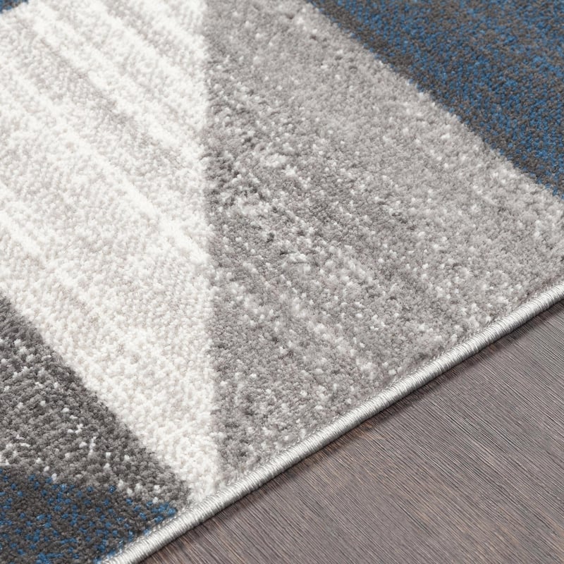 Livabliss Monte Carlo Mid-Century Modern Geometric Area Rug