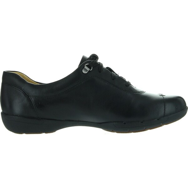 clarks flat lace up shoes