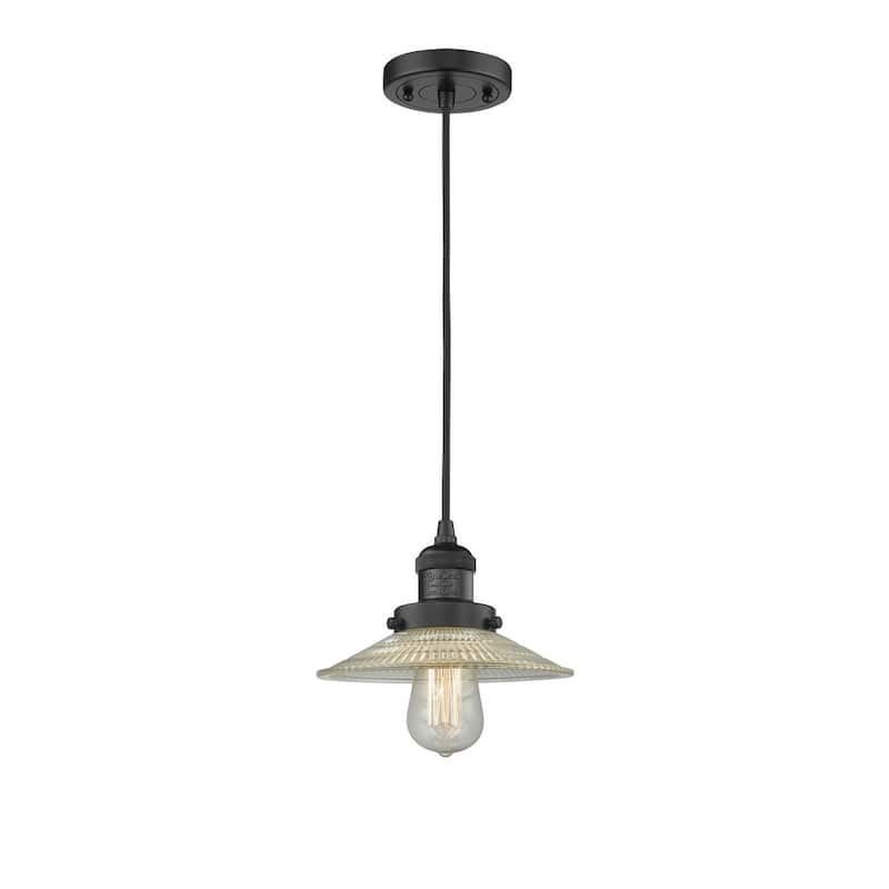 Innovations Lighting Halophane 9" Wide Mini Pendant - Cord Suspension