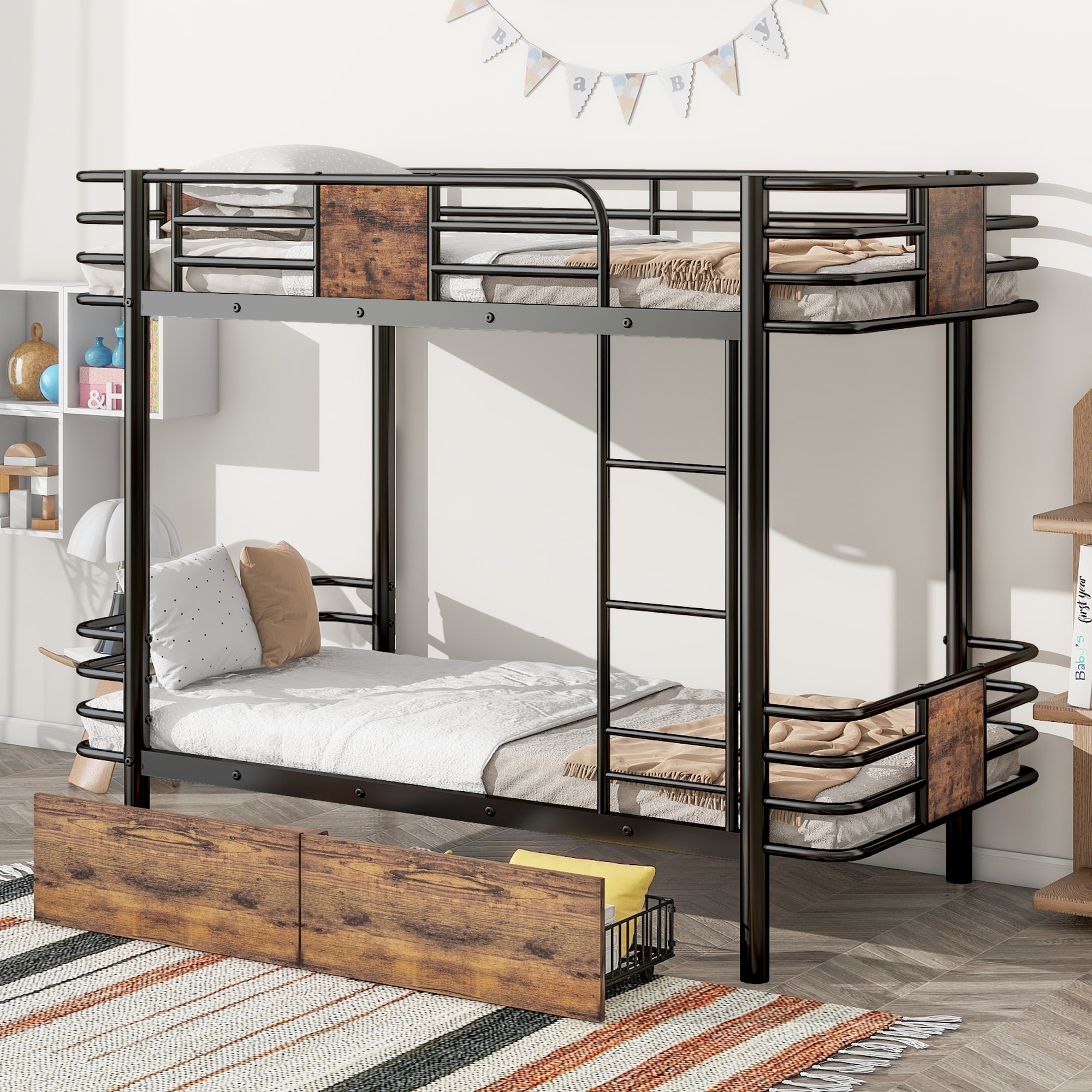 Xl twin bunk shop beds