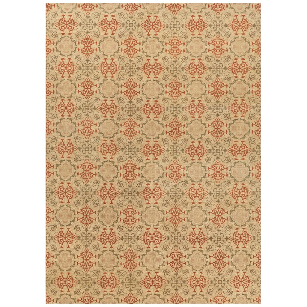 SAFAVIEH Couture Hand-knotted Asian Mefodija Fusion Traditional Wool Rug
