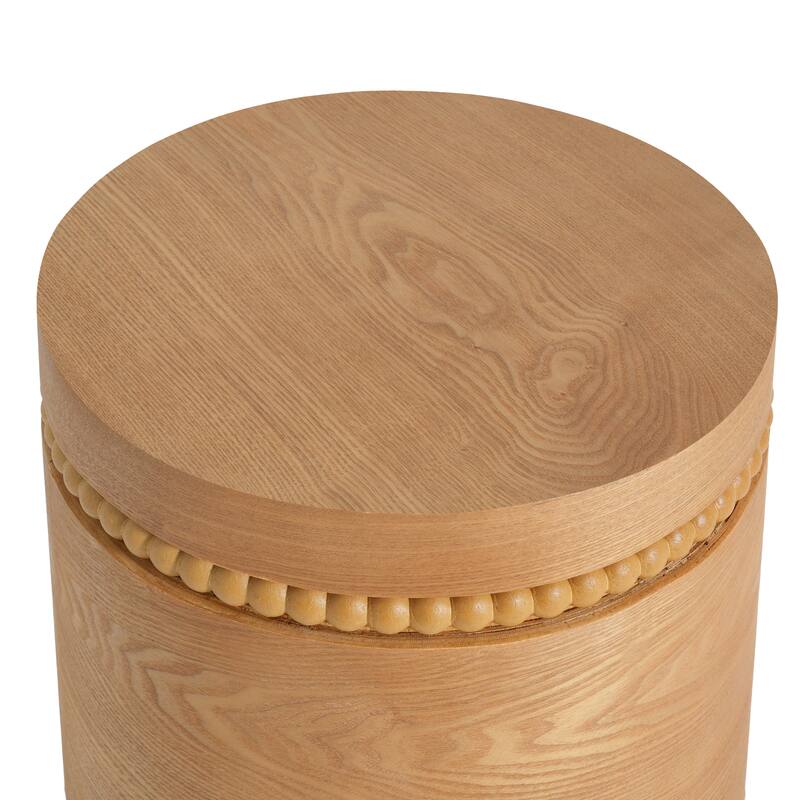 Christopher Knight Home - Camden Modern 15.35" Lightweight Wave-Shaped End Table with Tiered Shelves for Bedroom, Living Room