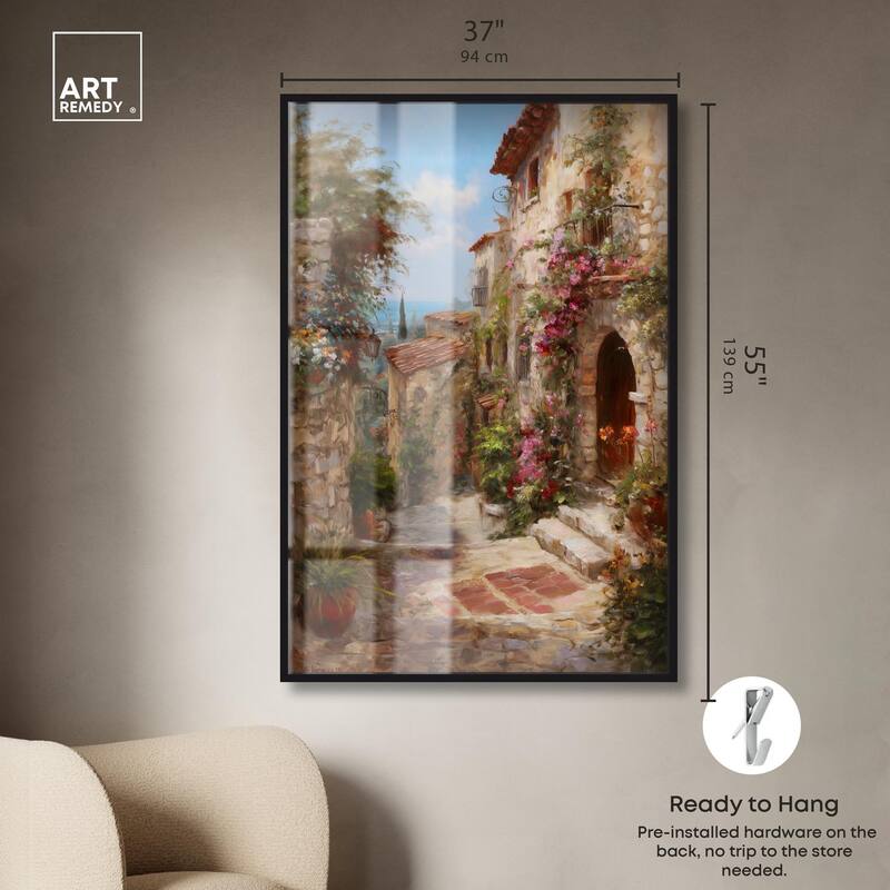 Mediterranean Charm I Shadowbox by Art Remedy
