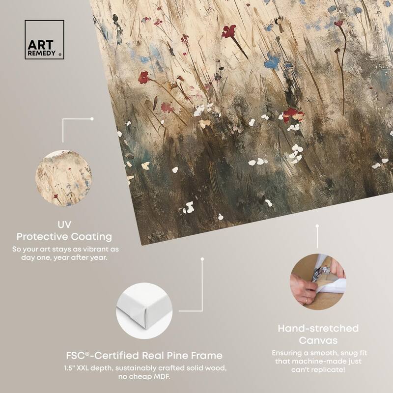 Ambling Monk Canvas by Art Remedy, Gallery Wrapped