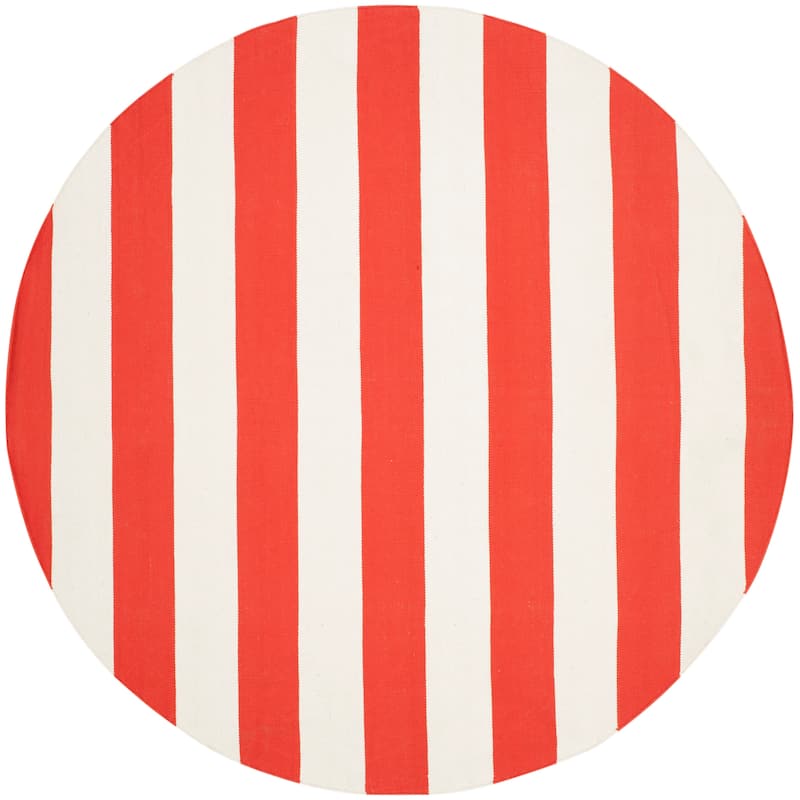 SAFAVIEH Handmade Montauk Caspian Stripe Cotton Flatweave Rug
