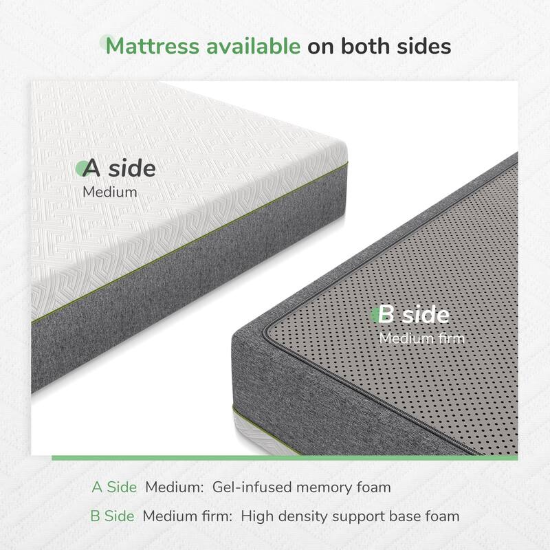 Novilla 12-inch Medium Comfort Gel Memory Foam Mattress