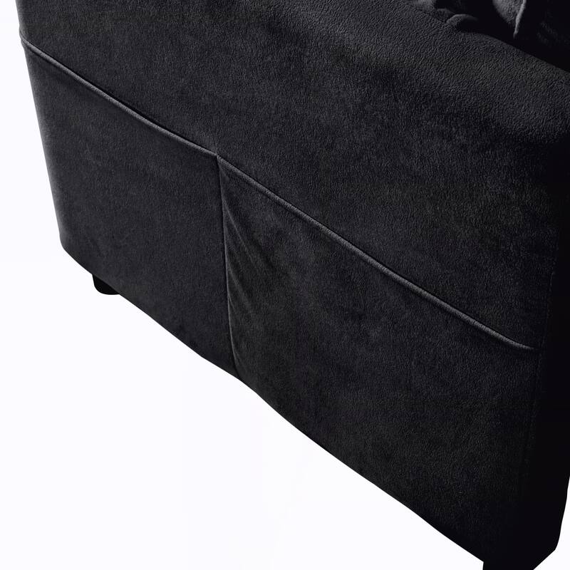 Chair with Movable Ottoman for Living Room or Bedroom