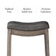 preview thumbnail 79 of 98, Maven Lane 31" Adrien Saddle Kitchen Bar Height Stool - N/A