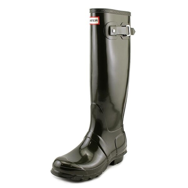 Hunter Original Tall Gloss Round Toe Synthetic Rain Boot