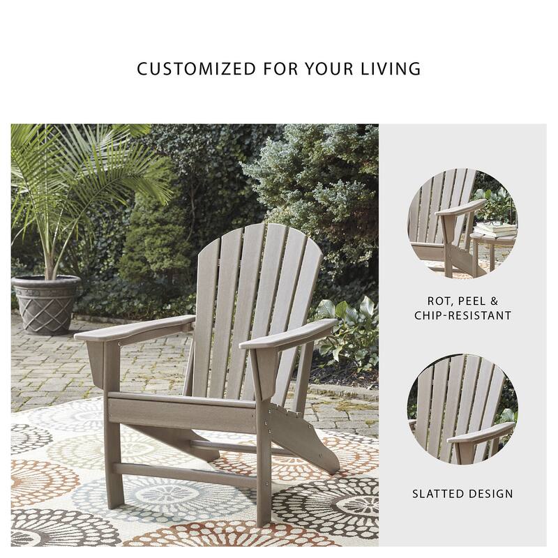 Signature Design by Ashley Sundown Treasure Outdoor Poly All Weather Adirondack Chair