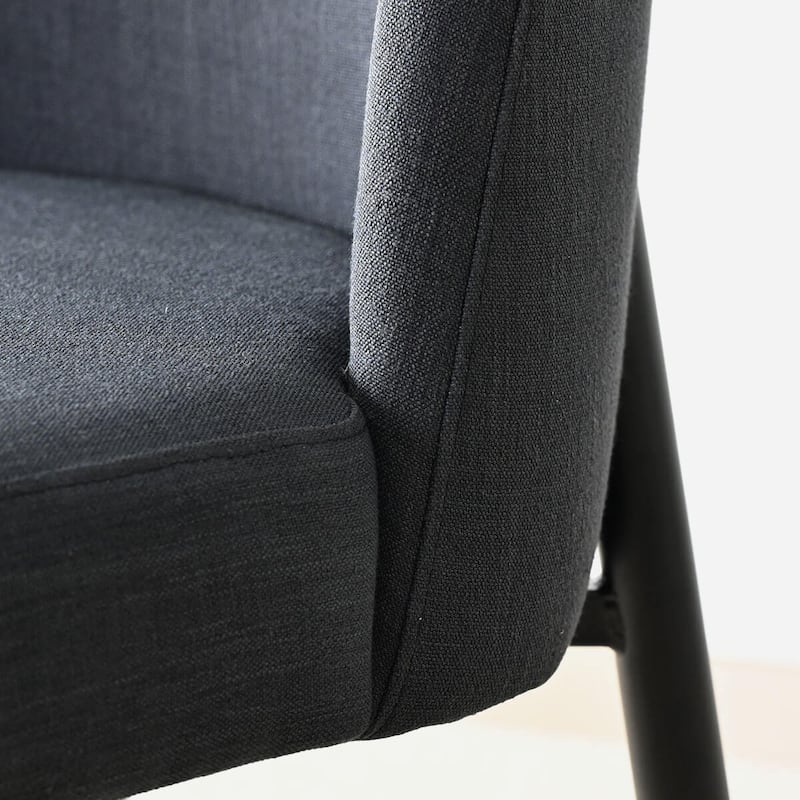 Linen Upholstered Dining Chair(Set of 2)