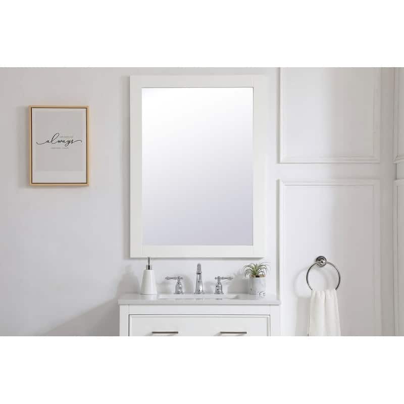 Elegant Lighting VM22736 Aqua 27" W x 36" H Traditional Rectangular