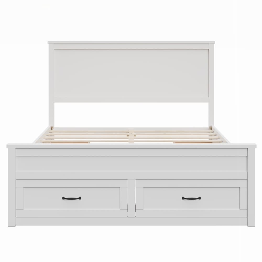 Wood Storage Bed Frame with 6 Drawers - On Sale - Bed Bath
