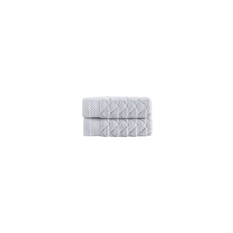 Brooks Brothers Herringbone 2 pcs Wash Towels