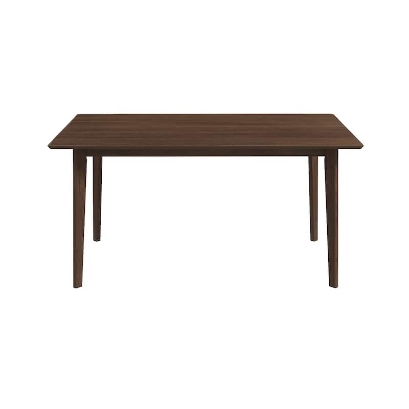 GDFStudio - Carlos Modern Solid Wood 60" Dining Table with Beveled Edges