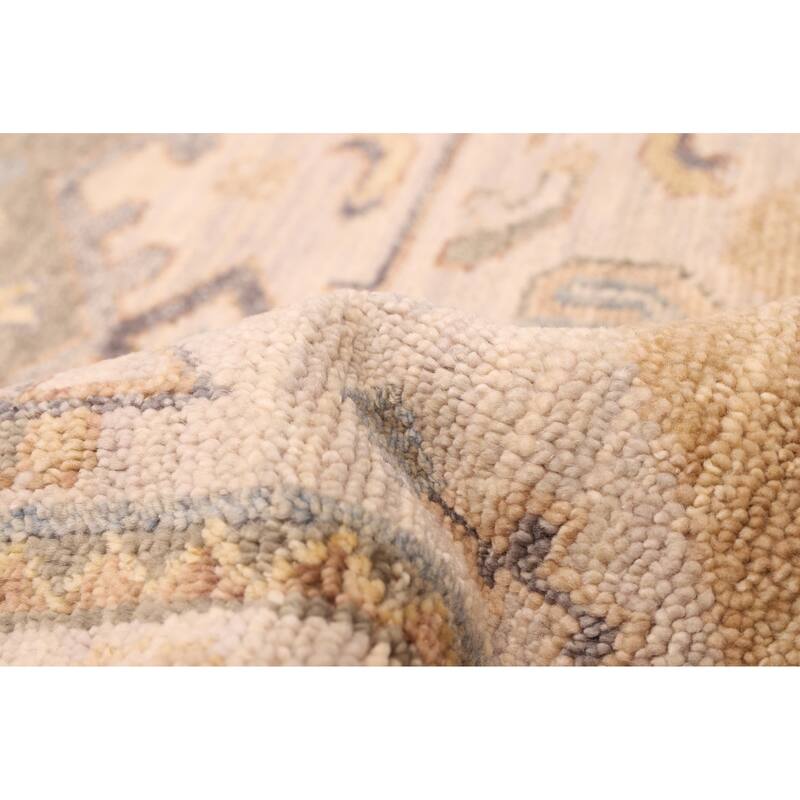 ECARPETGALLERY Hand-knotted Jules Serapi Ivory Wool Rug - 8'9 x 11'10