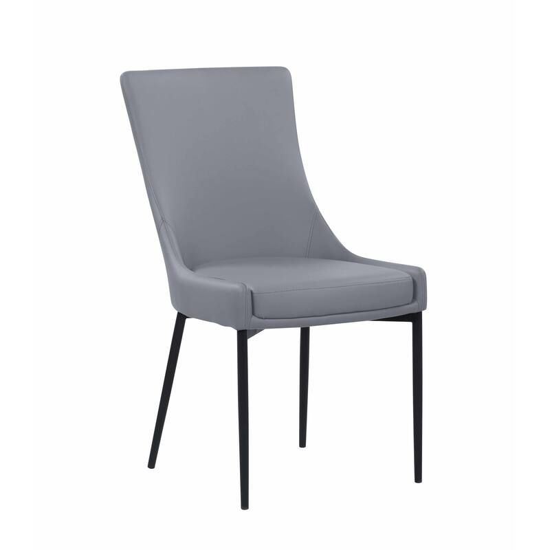 Somette Kortona Extendable Sintered Stone Dining Set with Gray Chairs