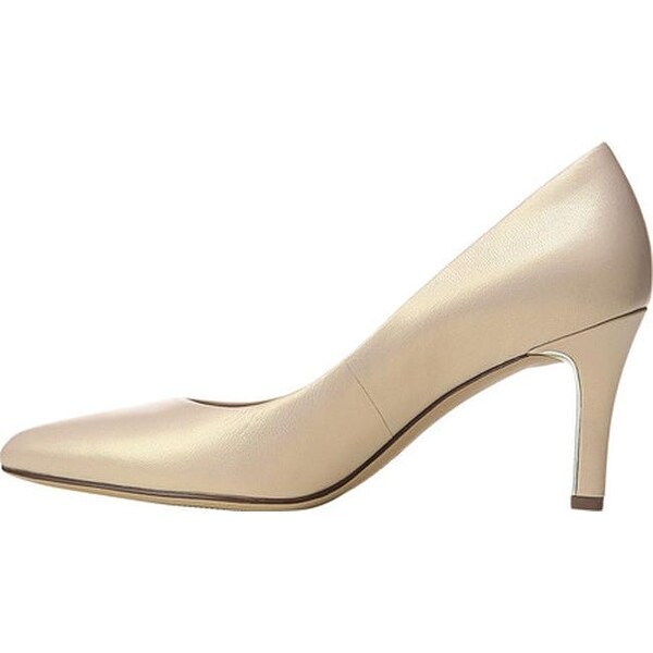 honey leather women's beverly pumps