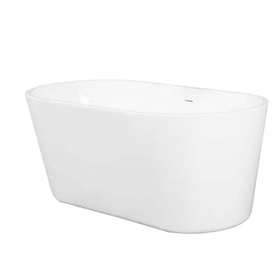 KBV 63'' x 31" Freestanding Soaking Acrylic Bathtub GTBT0023 - 63"