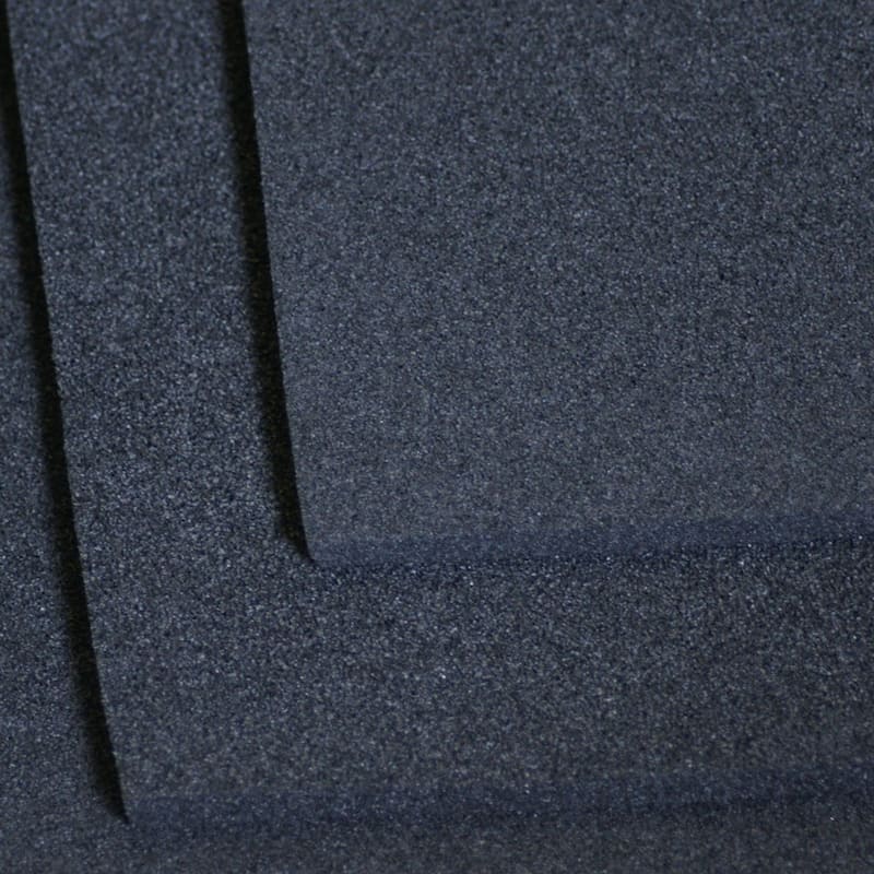 Rubber-Cal Open Cell Rubber - EPDM - 1/8" Thick x 39" Width x 78" Length - Black - 39x78