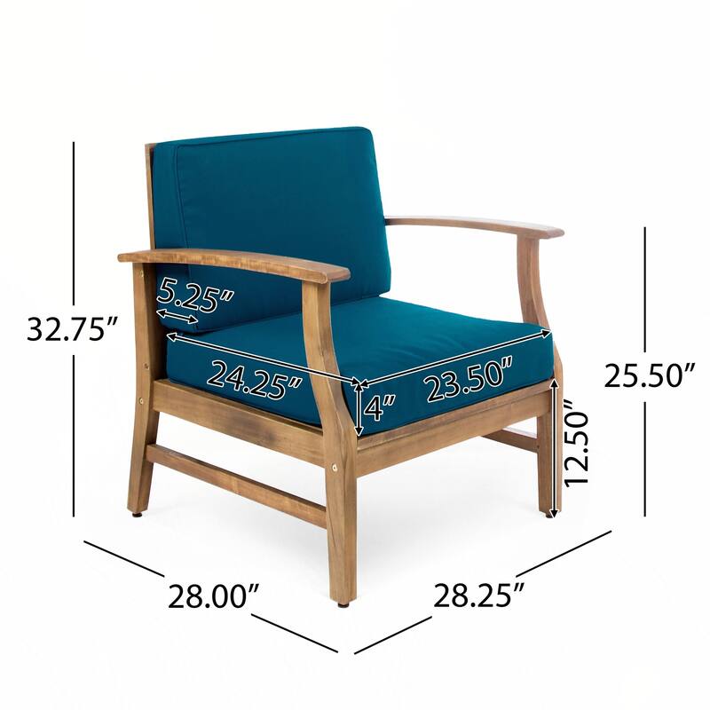 outdoor CLUB CHAIRS SET OF 2, BLUE