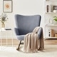 preview thumbnail 16 of 26, Javlergo Teddy Fabric Rocking Chair, Upholstered Nursery Glider Rocker with High Backrest & Side Pocket
