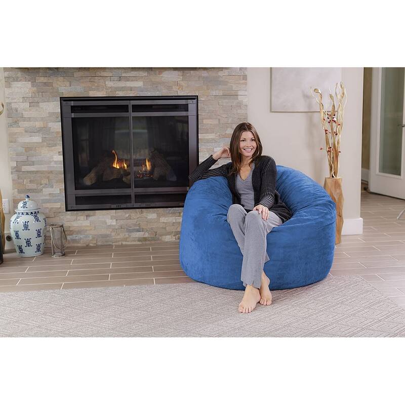 Bean Bag Chair 4-foot Memory Foam Removable Cover Bean Bags