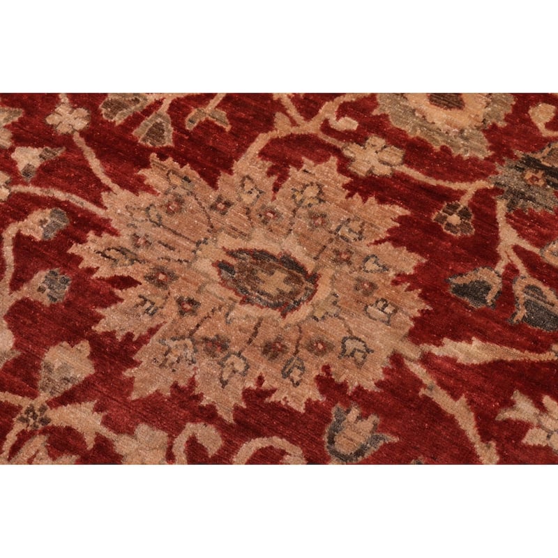 Bohemian Ziegler Shelley Rust/Tan Wool Rug - 9'2'' x 12'0''