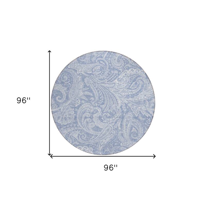 HomeRoots Paisley Transitional Rectangle Outdoor Rug