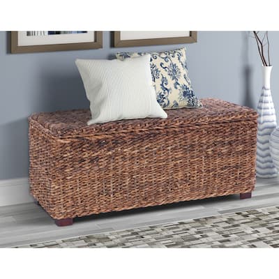 Caswell Woven Banana Leaf Storage Trunk