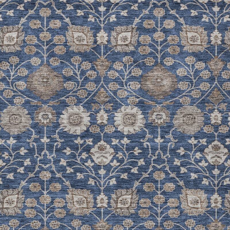 HomeRoots Floral Transitional Rectangle Outdoor Rug