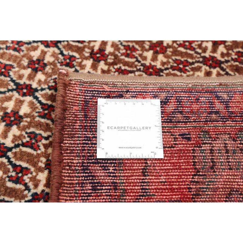 ECARPETGALLERY Hand-knotted Anatolian Vintage Brown Wool Rug - 4'11 x 10'4