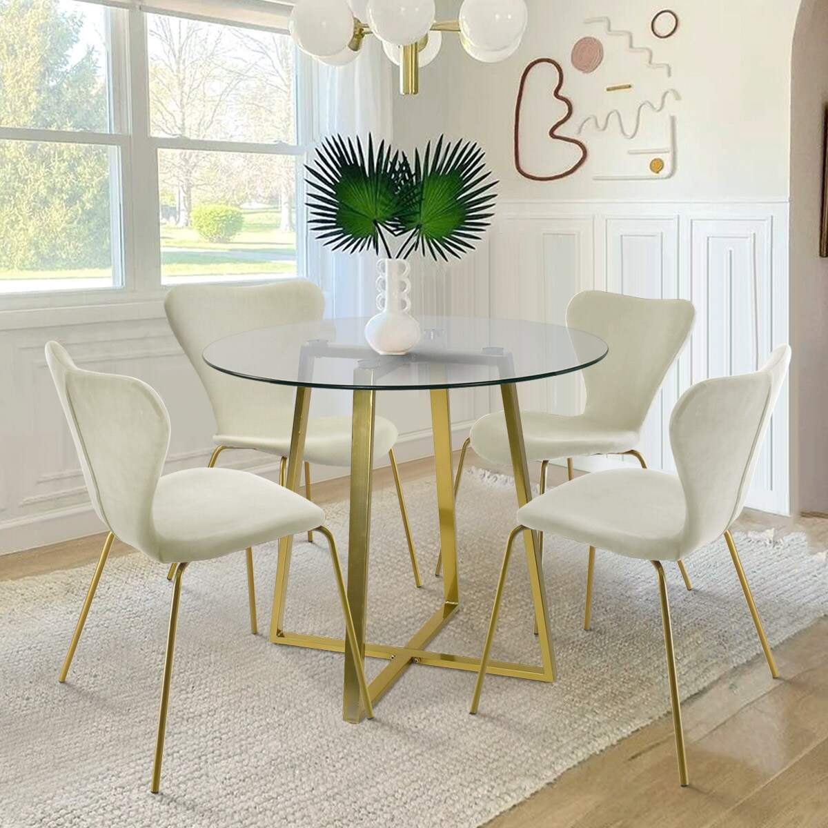 Overstock glass dining table deals