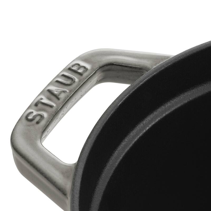 STAUB Cast Iron Oval Cocotte, Dutch Oven, 5.75-quart, serves 5-6, Made in France - 5.75-qt