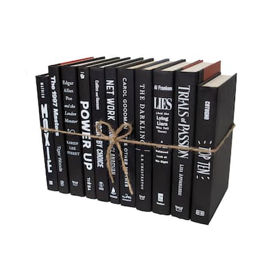 Books Black Decorative Accessories: Onyx & White ColorPak
