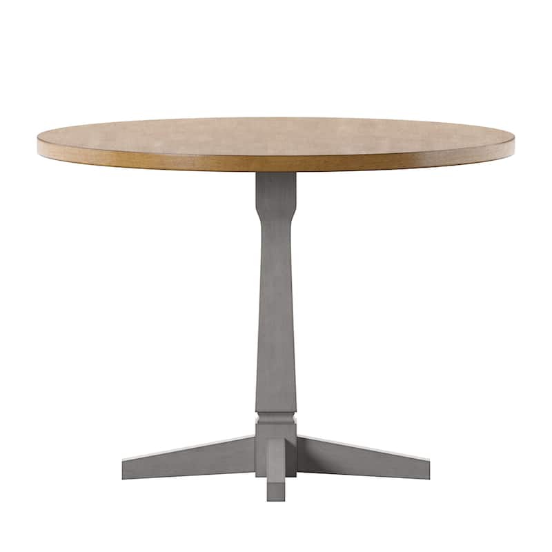 Eleanor Round Two-Tone Dining Table by iNSPIRE Q Classic