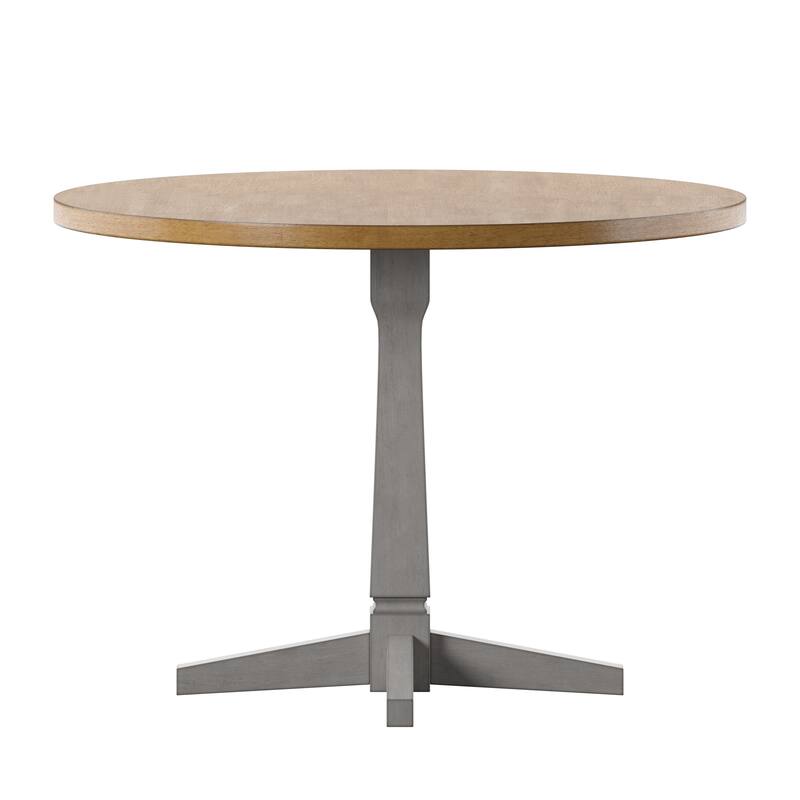 Eleanor Round Two-Tone Dining Table by iNSPIRE Q Classic