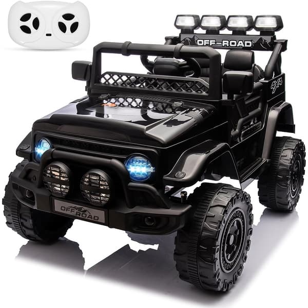 slide 2 of 42, Ride On Truck Car for Kids, 12V Electric Ride On Car with Remote Control Black