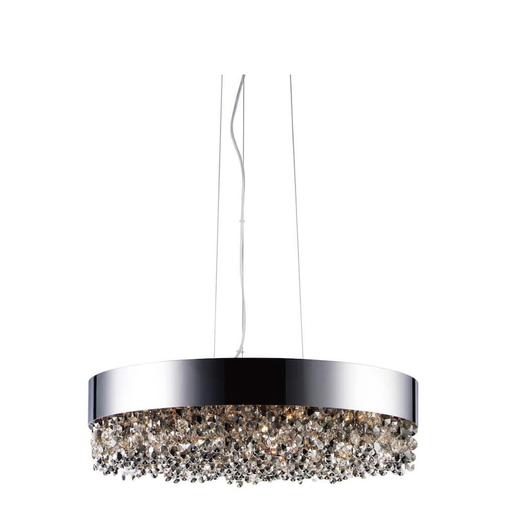 Maxim Mystic 24" Wide LED Crystal Drum Chandelier