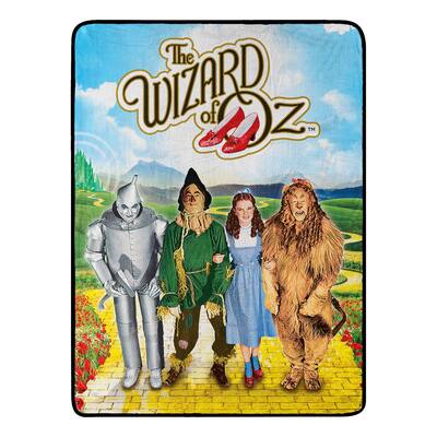 Wizard Of Oz We're Home Micro Raschel Throw Blanket