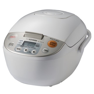 Zojirushi Micom Rice Cooker and Warmer (10-Cup/ Beige) - Bed