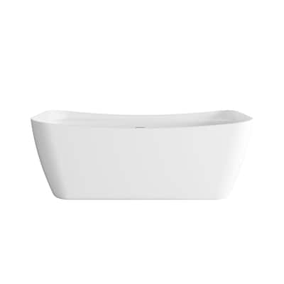 Haley Soaking Bathtub in Glossy White