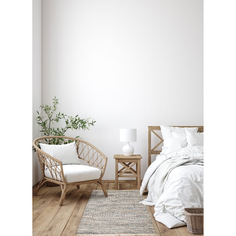 ECARPETGALLERY Hand-knotted Silk Shadow Grey Viscose, Wool Rug - 2'11 x 5'2