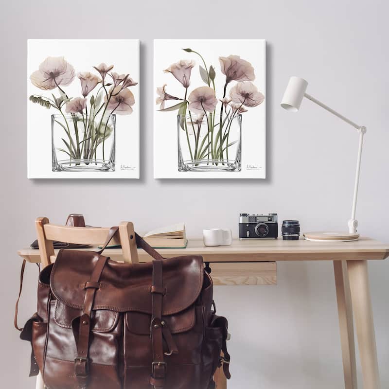 Stupell Earthy Infatuation Bouquet Canvas Wall Art Design By Albert Koetsier (Set of 2)